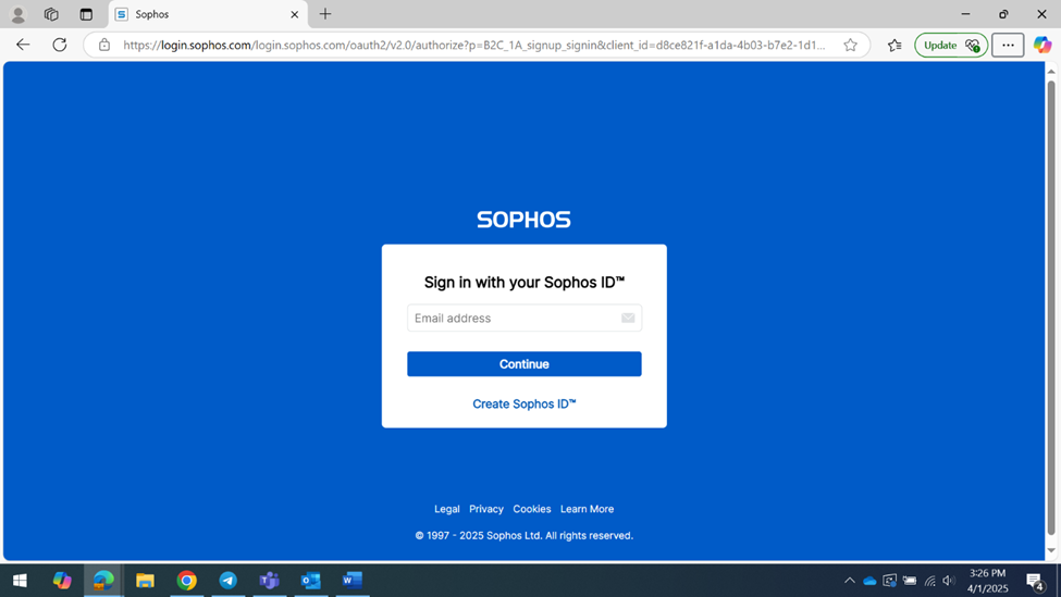 Read more about the article Hướng Dẫn Register Wireless – Access Points lên Sophos Central