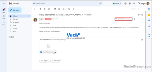 Read more about the article HƯỚNG DẪN CẤU HÌNH NHẬN EMAIL BACKUP HẰNG NGÀY