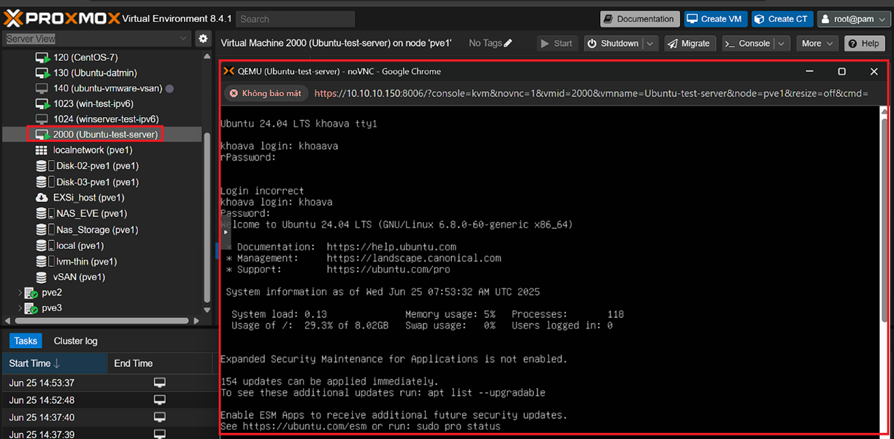 Read more about the article Hướng Dẫn Chuyển Đổi Thủ Công Máy Ảo Từ ESXi Sang Proxmox: Từ Định Dạng VDMK Sang QCOW2