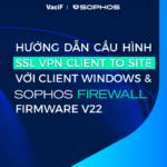 Read more about the article [Mới Nhất 2026] Sophos Firewall: Hướng Dẫn Cấu Hình SSL VPN Client To Site Với Client Windows Và Sophos Firewall Firmware V22